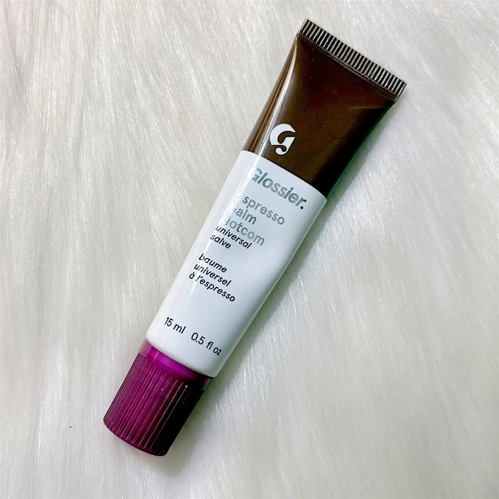 Glossier🎀 Espresso Dotcom Lip Balm Universal Skin Salve NWOB